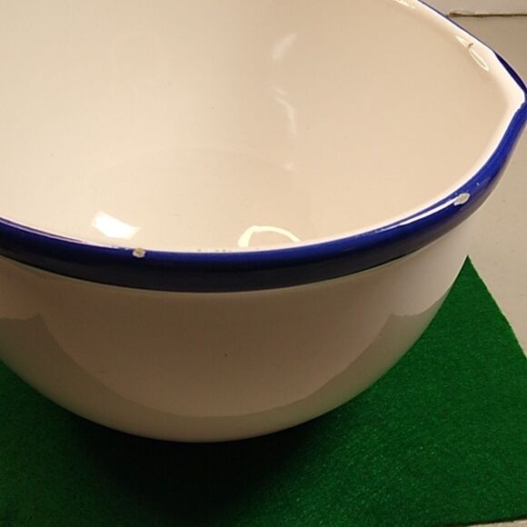 Vintage Rosenthal Netter Cobalt Blue Art Pottery Kitchen Ceramic Pour Bowl - Picture 7 of 7